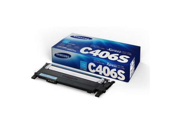 Immagine di Samsung/HP - Toner originale - Ciano - CLTC406S/ELS - 1.000 pag