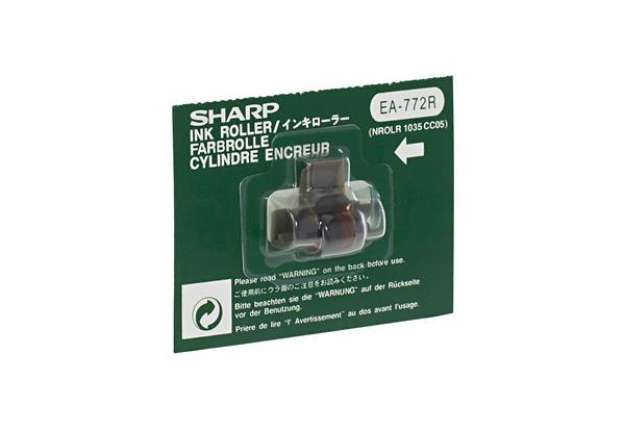 Immagine di Sharp - Tampone inchiostrato - Nero/Rosso - EA772R