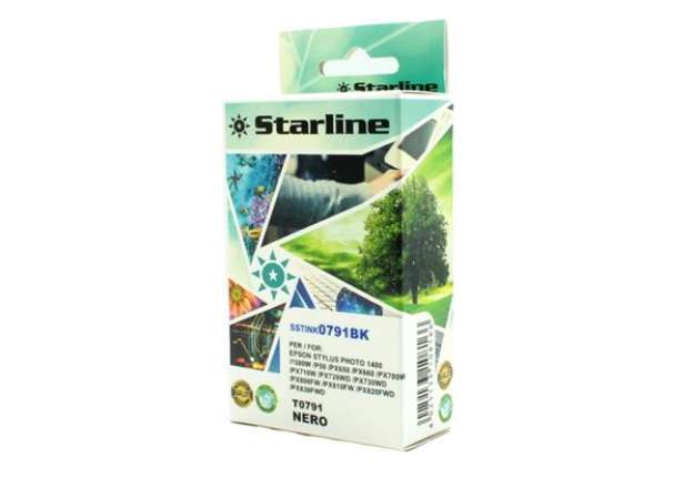 Immagine di Starline - Cartuccia ink - per Epson - Nero - C13T07914010 - T791 - 13,8ml