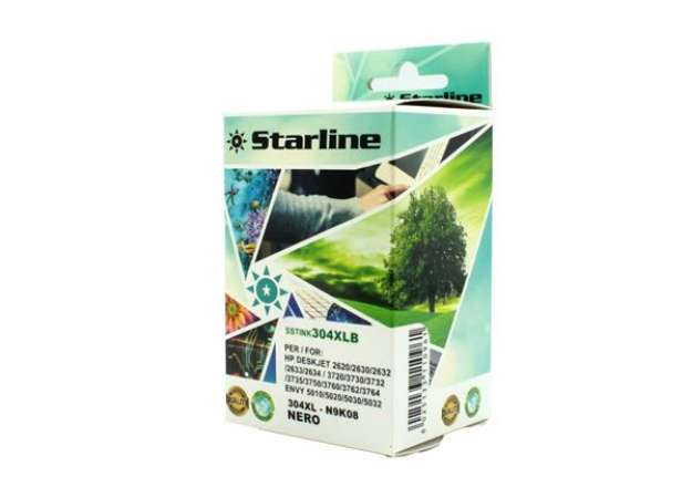 Immagine di Starline - Cartuccia Ink Compatibile - per HP - 304XL - Nero - N9K08AE - 20 ml