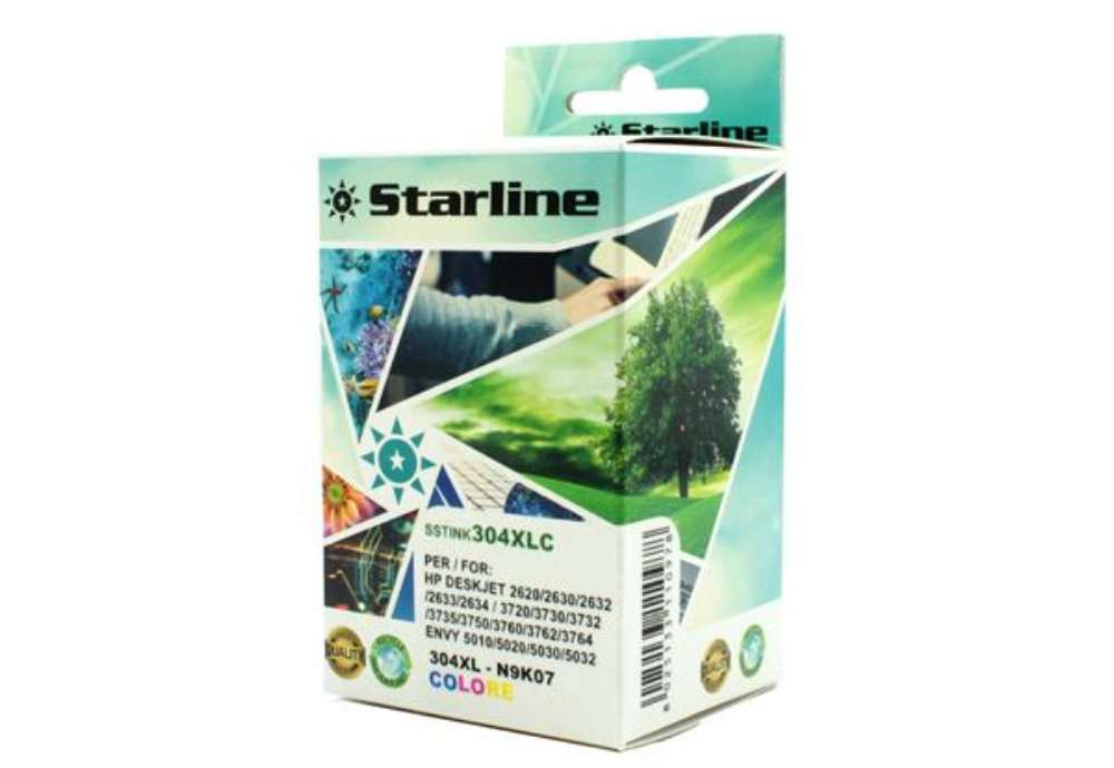 Immagine di Starline - Cartuccia Ink Compatibile - per HP - 304XL- C/M/Y - 20 ml
