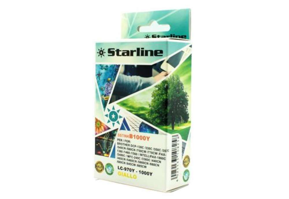Immagine di Starline - Cartuccia ink - per Brother - Giallo - LC1000Y - 20ml