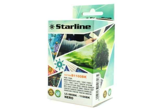 Immagine di Starline - Cartuccia ink - per Brother - Nero - LC980BK - 16ml