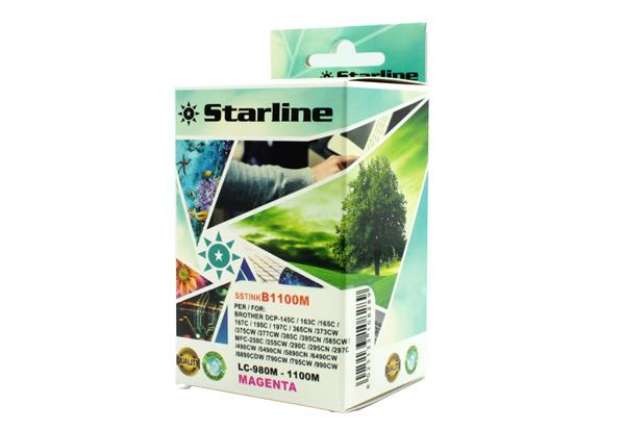 Immagine di Starline - Cartuccia ink - per Brother - Magenta - LC980M - 16ml