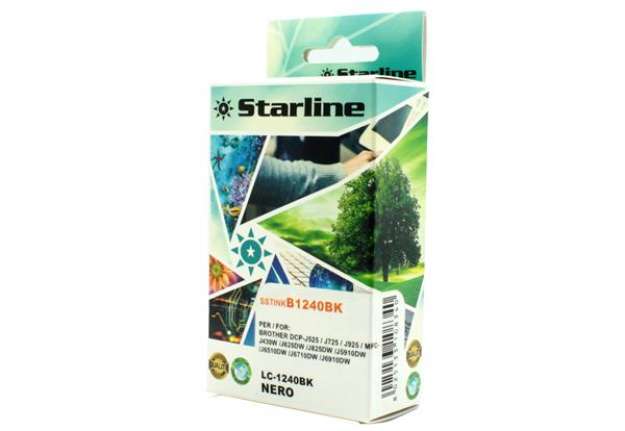Immagine di Starline - Cartuccia ink - per Brother - Nero - LC1240BK - 16,6ml