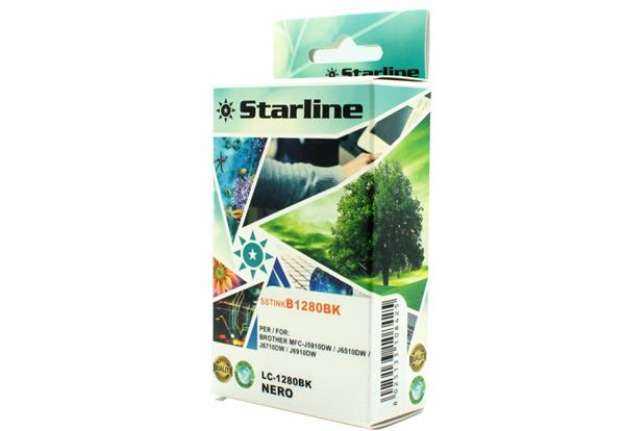 Immagine di Starline - Cartuccia ink - per Brother - Nero - LC1280XLBK - 29,6ml