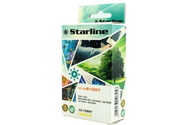 Immagine di Starline - Cartuccia ink - per Brother - Giallo - LC1280XLY - 16,6ml