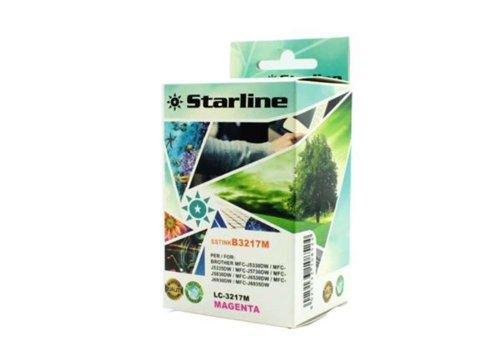 Immagine di Starline - Cartuccia ink - per Brother - Magenta - LC3217M - 9ml