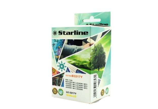 Immagine di Starline - Cartuccia ink - per Brother - Giallo - LC3217Y - 9ml