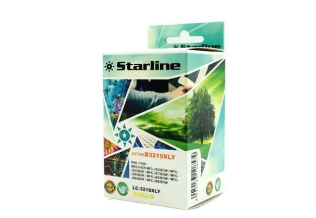 Immagine di Starline - Cartuccia ink - per Brother - Giallo - LC3219XLY - 17ml