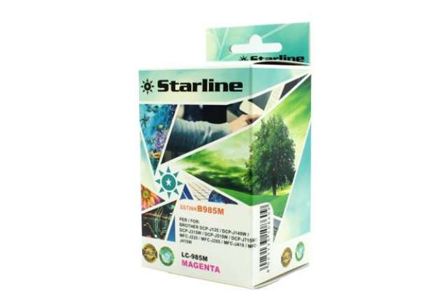Immagine di Starline - Cartuccia ink - per Brother - Magenta - LC985M - 15ml