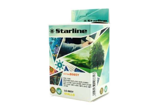 Immagine di Starline - Cartuccia ink - per Brother - Giallo - LC985Y - 15ml