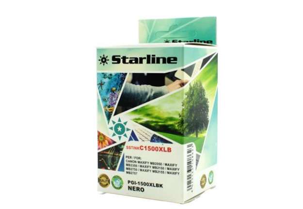 Immagine di Starline - Cartuccia ink - per Canon - Nero - PGI-1500XLBK - 36ml