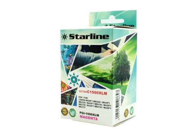 Immagine di Starline - Cartuccia ink - per Canon - Magenta - PGI-1500XLM - 11,5ml