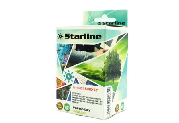 Immagine di Starline - Cartuccia ink - per Canon - Giallo - PGI-1500XLY - 11,5ml
