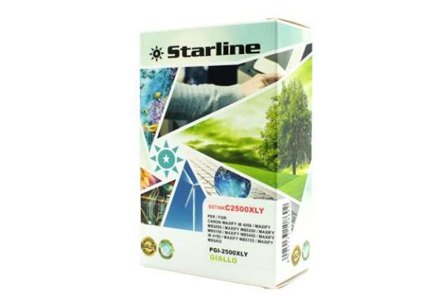 Immagine di Starline - Cartuccia ink - per Canon - Giallo - PGI-2500XLY -  20,4ml