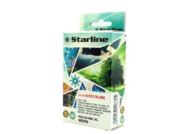 Immagine di Starline - Cartuccia ink - per Canon - Nero - CLI-551BK XL - 9,8ml