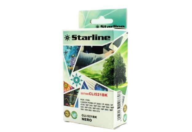 Immagine di Starline - Cartuccia ink - per Canon - Nero - CLI521 BK - 9ml