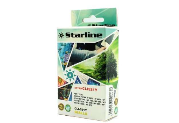 Immagine di Starline - Cartuccia ink - per Canon - Giallo - CLI521 Y - 9ml