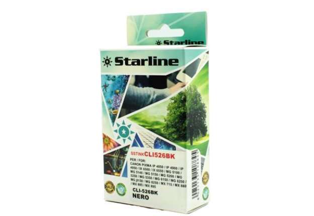 Immagine di Starline - Cartuccia ink - per Canon - Nero - CLI526 BK - 9ml