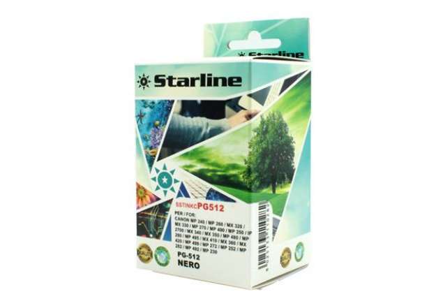 Immagine di Starline - Cartuccia - ink Nero per print c/Canon pg 512  -  2969B001 - 17ml