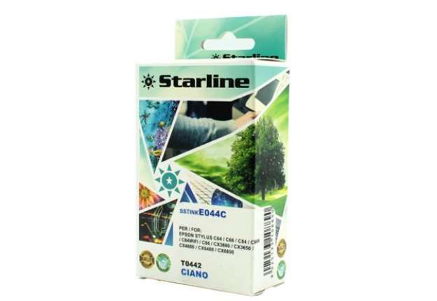 Immagine di Starline - Cartuccia ink - per Epson - Ciano - C13T044220 - 14ml