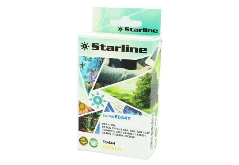 Immagine di Starline - Cartuccia ink - per Epson - Giallo - C13T044420 - 14ml