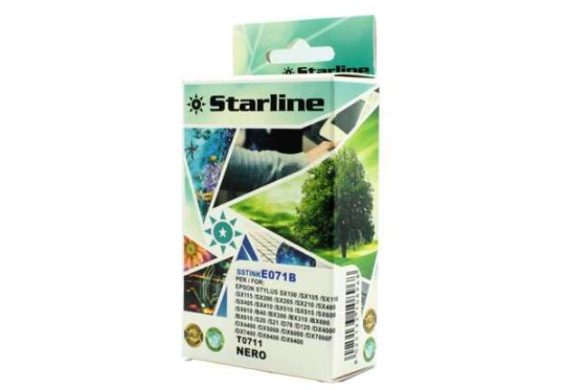 Immagine di Starline - Cartuccia ink - per Epson - Nero - C13T07114012 - T0711 -11,4ml