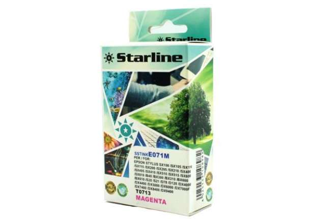 Immagine di Starline - Cartuccia ink - per Epson - Magenta - C13T07134013 -T0713 - 11,4ml