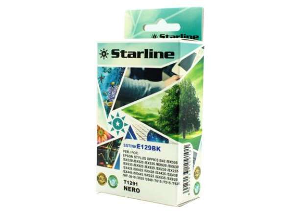 Immagine di Starline - Cartuccia ink - per Epson - Nero - C13T12914012 - T1291 - 15ml
