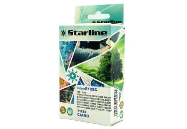 Immagine di Starline - Cartuccia ink - per Epson - Ciano - C13T12924012 - T1292- 10ml