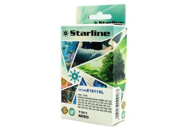 Immagine di Starline - Cartuccia ink - per Epson - Nero - C13T18114012 - 18XL - 14,6ml