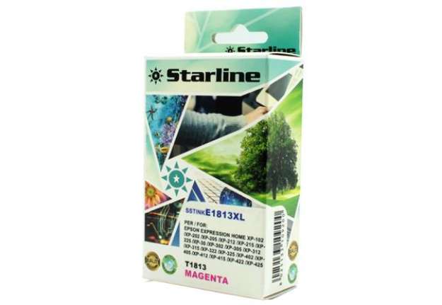 Immagine di Starline - Cartuccia ink - per Epson - Magenta - C13T18134012-18XL-10ml