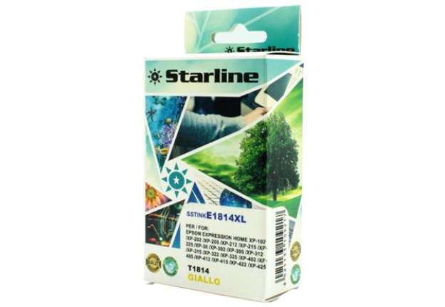 Immagine di Starline - Cartuccia ink - per Epson - Giallo - C13T18144012- 18XL -10ml