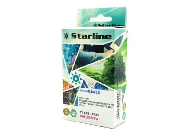 Immagine di Starline - Cartuccia ink - per Epson - Magenta - C13T24334012 -24XL -11m