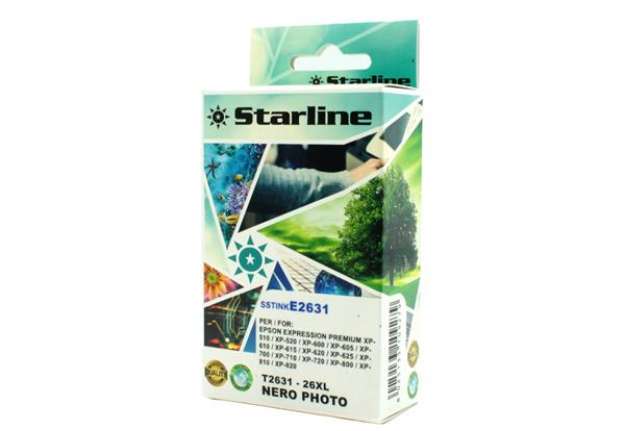 Immagine di Starline - Cartuccia ink - per Epson - Nero Photo - C13T26314012 - 26XL -11ml
