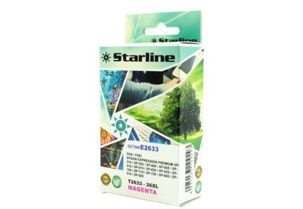 Immagine di Starline - Cartuccia ink - per Epson - Magenta - C13T26334012 -26XL - 11ml
