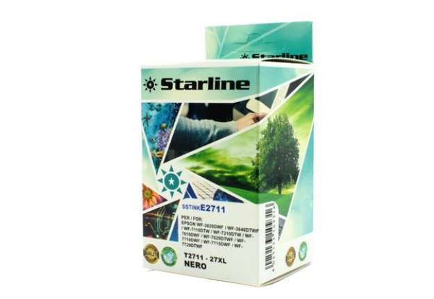 Immagine di Starline - Cartuccia ink - per Epson - Nero - C13T27114012 - 27XL - 23,4ml