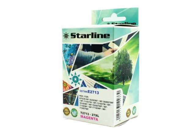 Immagine di Starline - Cartuccia ink - per Epson - Magenta - C13T27134012 - 27XL - 15ml