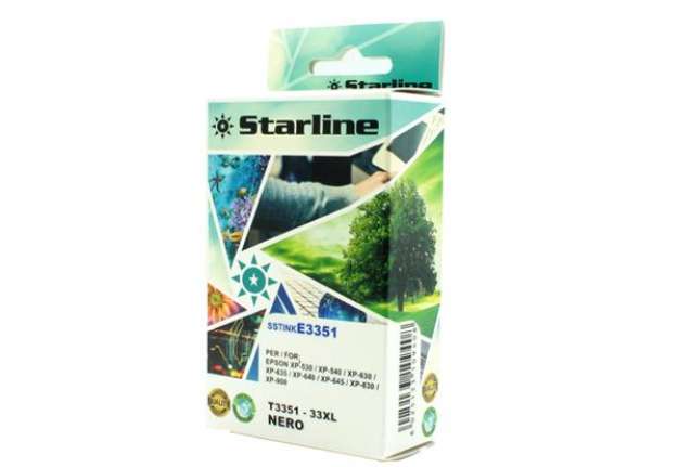 Immagine di Starline - Cartuccia ink - per Epson - Nero - C13T33514012 - 33XL - 14ml