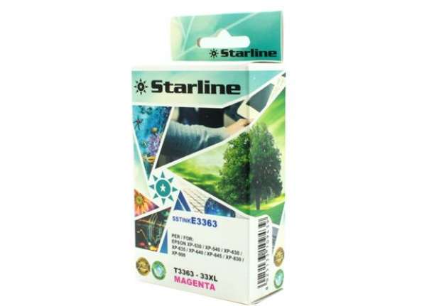 Immagine di Starline - Cartuccia ink - per Epson - Magenta - C13T33634012 - 33XL - 11ml