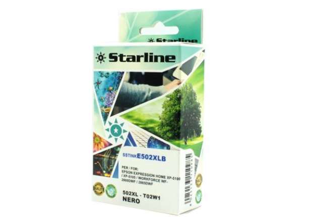 Immagine di Starline - Cartuccia Ink - per Epson - Nero - C13T02W14010 - 502XL - 13ml