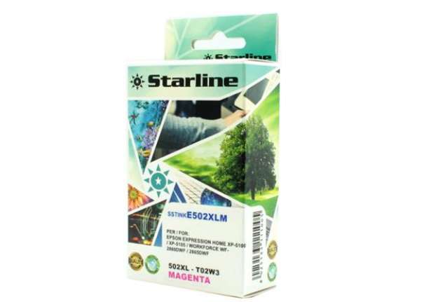 Immagine di Starline - Cartuccia Ink - per Epson - Magenta - C13T02W34010 - 502XL 12 ml