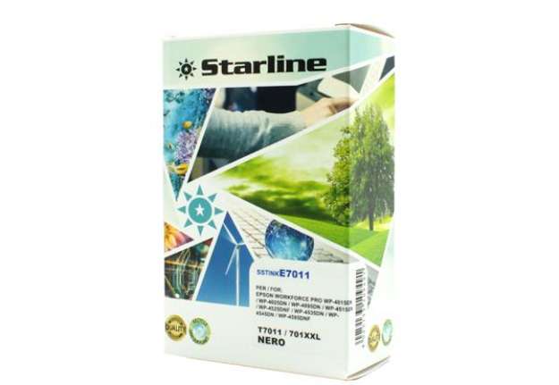 Immagine di Starline - Cartuccia ink - per Epson - Nero - C13T70114010 - T7011 59ml