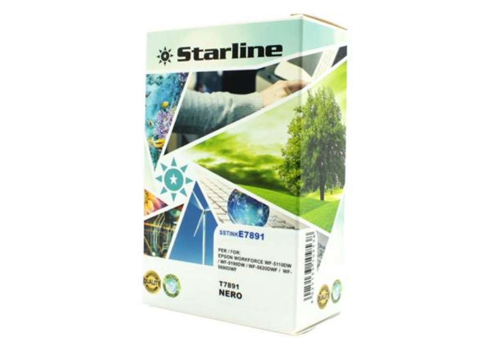 Immagine di Starline - Cartuccia ink - per Epson - Nero - T7891 -  C13T789140 - 66ml