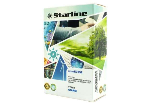 Immagine di Starline - Cartuccia ink - per Epson - Ciano - T7892 -  C13T789240 - 55ml
