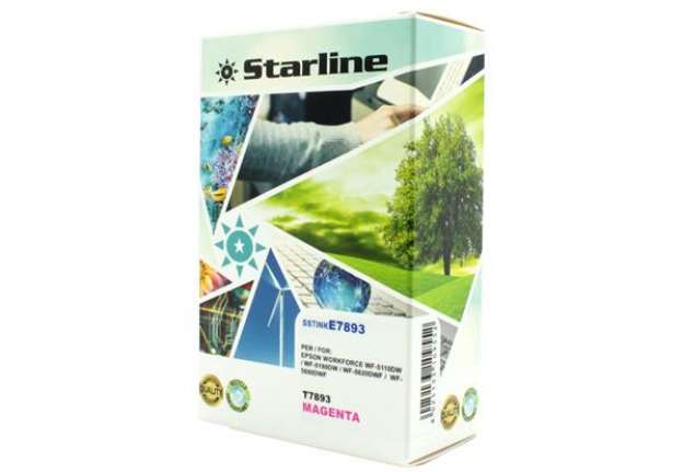 Immagine di Starline - Cartuccia ink - per Epson - Magenta - T7893 -  C13T789340 - 55ml