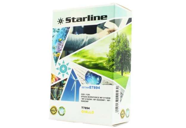 Immagine di Starline - Cartuccia ink - per Epson - Giallo - T7894 - C13T789440 - 55ml