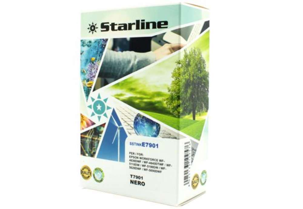 Immagine di Starline - Cartuccia ink - per Epson - Nero - C13T79014010 - 79XL -42ml