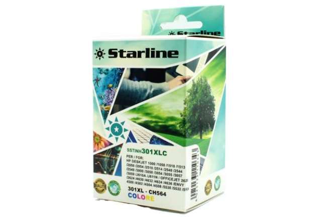Immagine di Starline - Cartuccia ink Compatibile - per  HP 301XL - Colore C/M/Y
